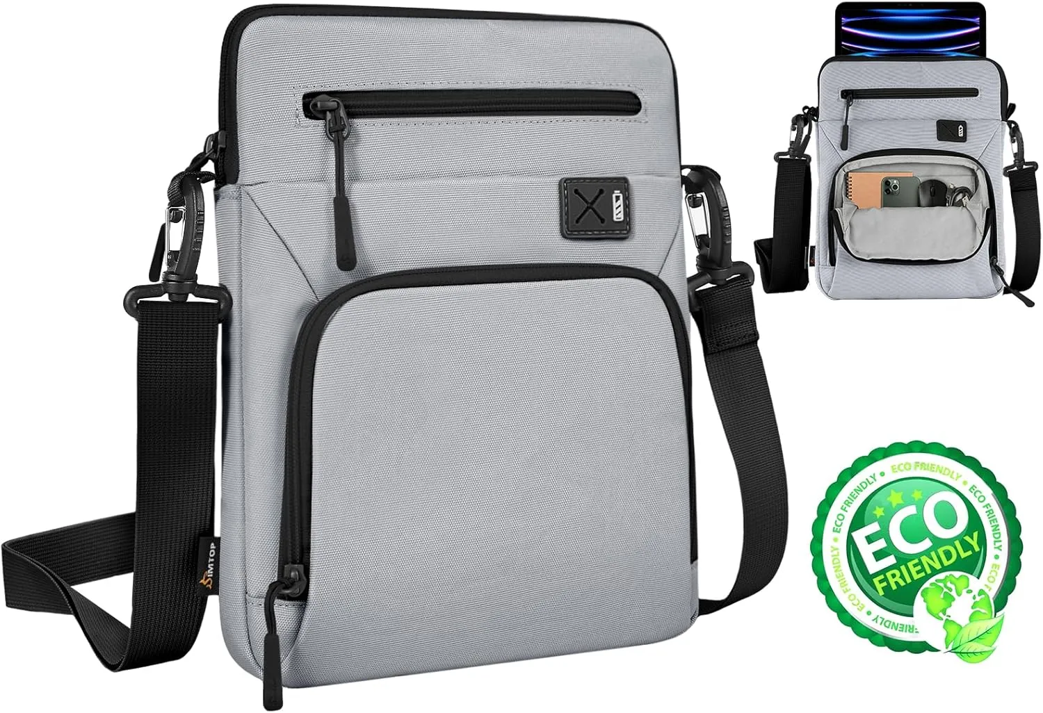 11 Inch Tablet Sleeve, Compatible with Apple iPad Pro 11 (4th/3rd/2nd/1st Gen), 10.9" iPad Air (5th/4th Gen), Microsoft Surface Go & Other 11" Tablets, Water-Resistant Carrying for Ultimate Protection