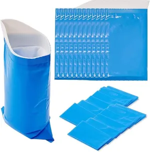 12PCS Pee Bags, Urine Bags for Travel, Disposable Urine Bags, Pee Bags for Travel for Women, Pee Bags for Travel for Men, Disposable Urine Bags for Women, Disposable Urinals for Men, blue