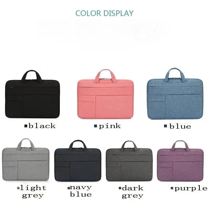 15.6inch Laptop Cases Portable Handbag Notebook Sleeve Computer Bag Pad Waterproof Briefcases