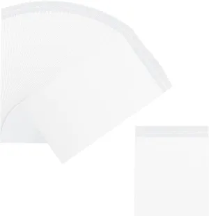 200 Pack Disposable Bedside Bags with Adhesive Bedside Trash Bags – 7x13" Leak-Proof Adhesive Biohazard Waste Disposal with Hospital-Grade Seals, Space-Saving Roll for Hospital/Home Care