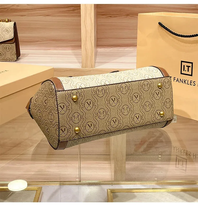 2024 Women's Luxury Handbag – Leather Shoulder & Crossbody Bag