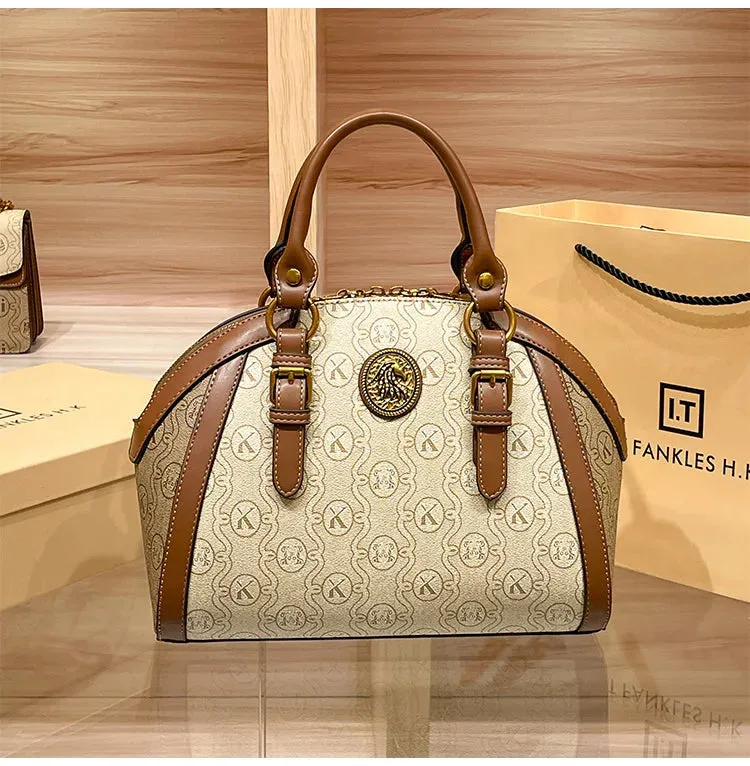2024 Women's Luxury Handbag – Leather Shoulder & Crossbody Bag