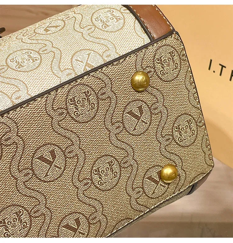 2024 Women's Luxury Handbag – Leather Shoulder & Crossbody Bag
