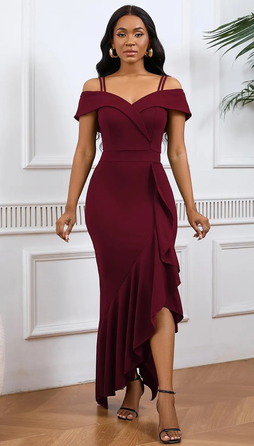 2025 Women's Sexy Elegant Formal Dress Sleeveless Wedding Guest Bride Dresses