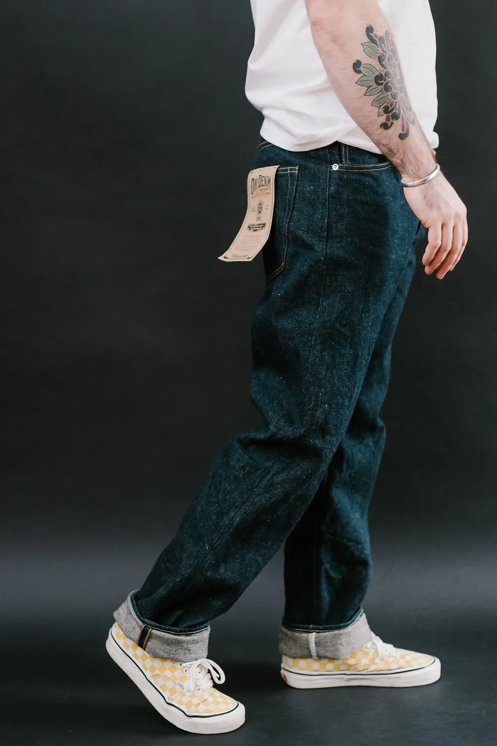 288ZR-KABEG - 20oz "Secret Kabuki Kakishibu Beige" Selvedge Denim - Classic Straight