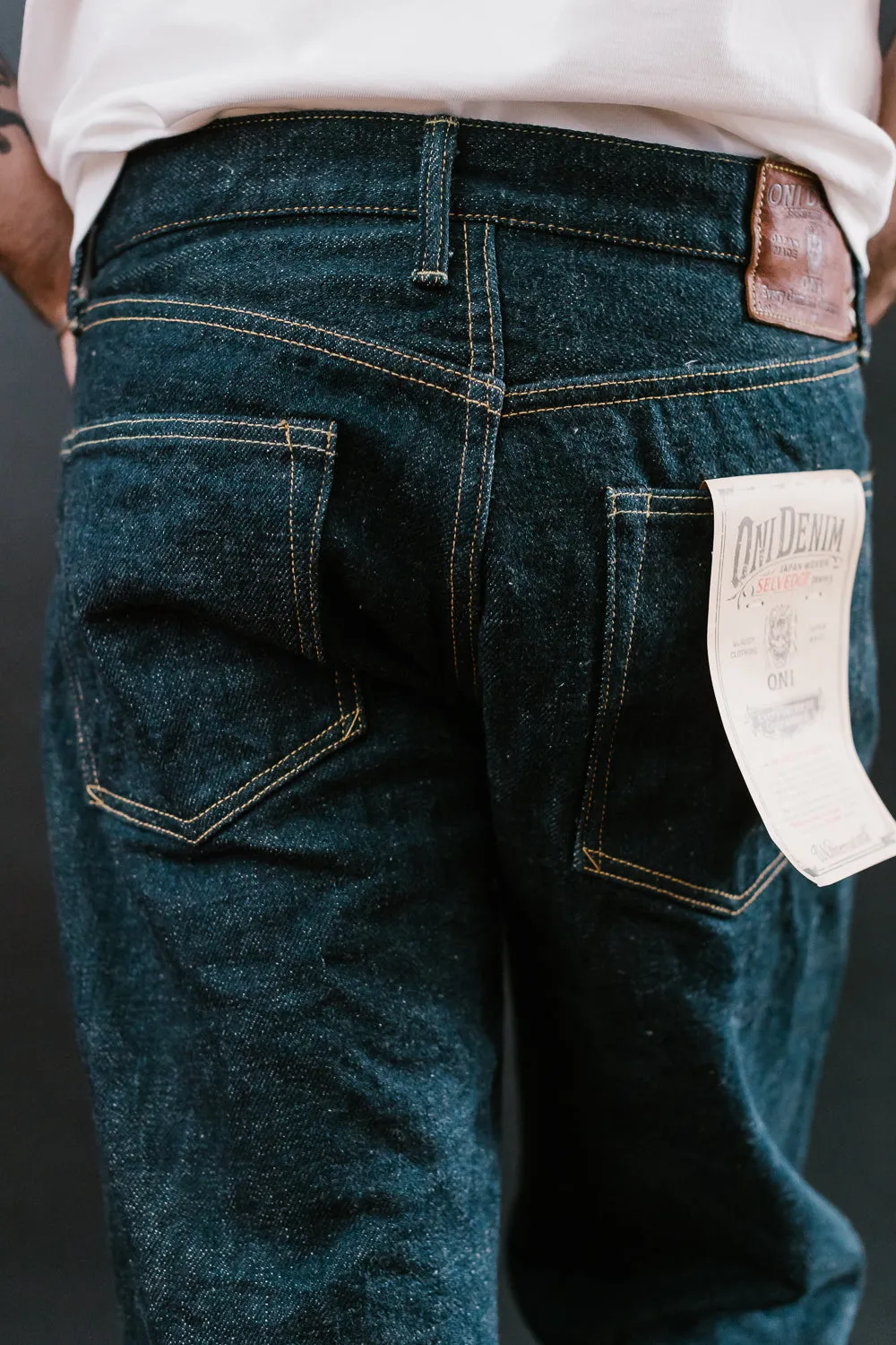 288ZR-KABEG - 20oz "Secret Kabuki Kakishibu Beige" Selvedge Denim - Classic Straight