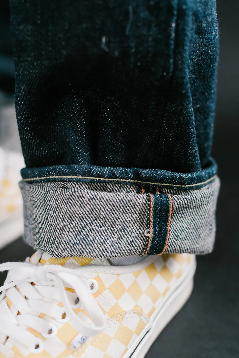 288ZR-KABEG - 20oz "Secret Kabuki Kakishibu Beige" Selvedge Denim - Classic Straight