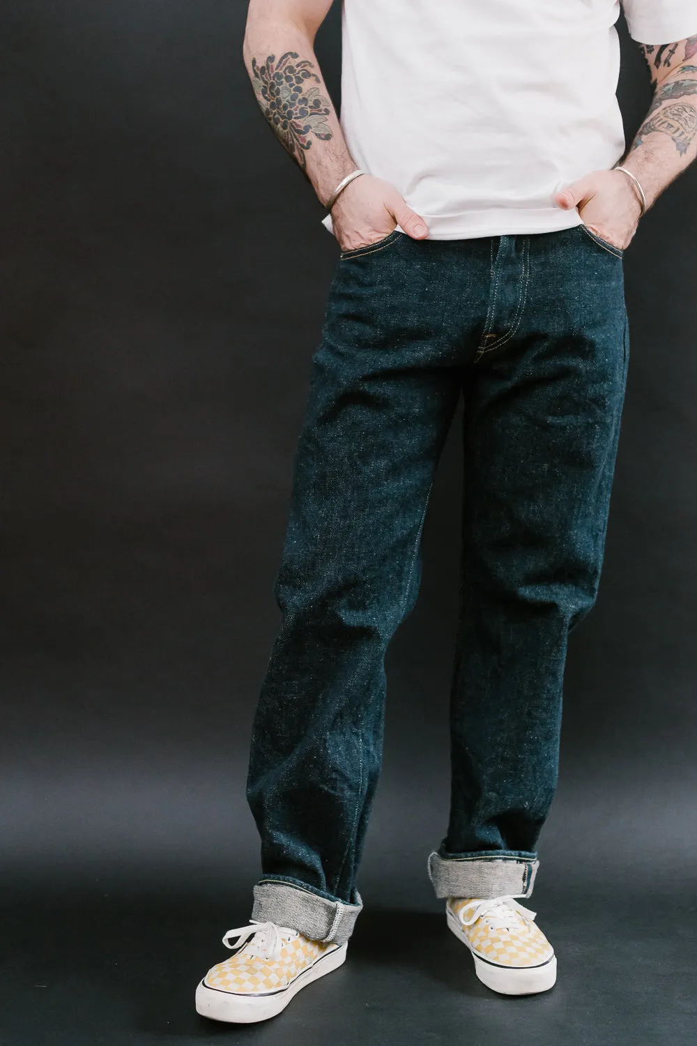 288ZR-KABEG - 20oz "Secret Kabuki Kakishibu Beige" Selvedge Denim - Classic Straight
