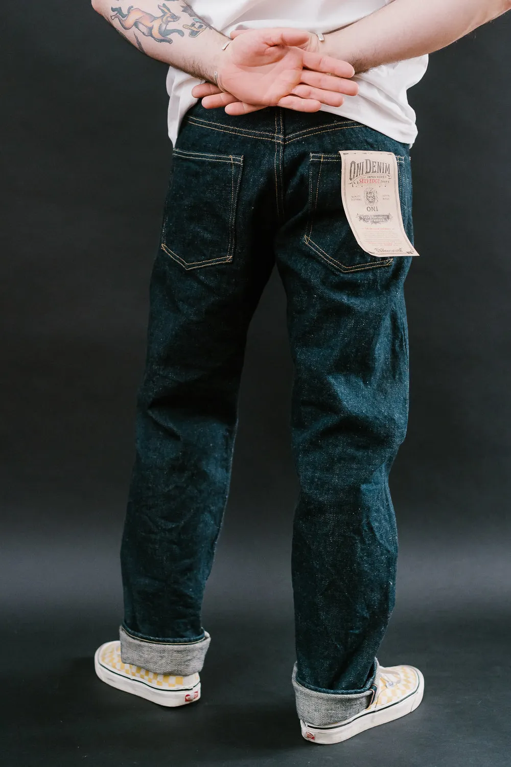 288ZR-KABEG - 20oz "Secret Kabuki Kakishibu Beige" Selvedge Denim - Classic Straight