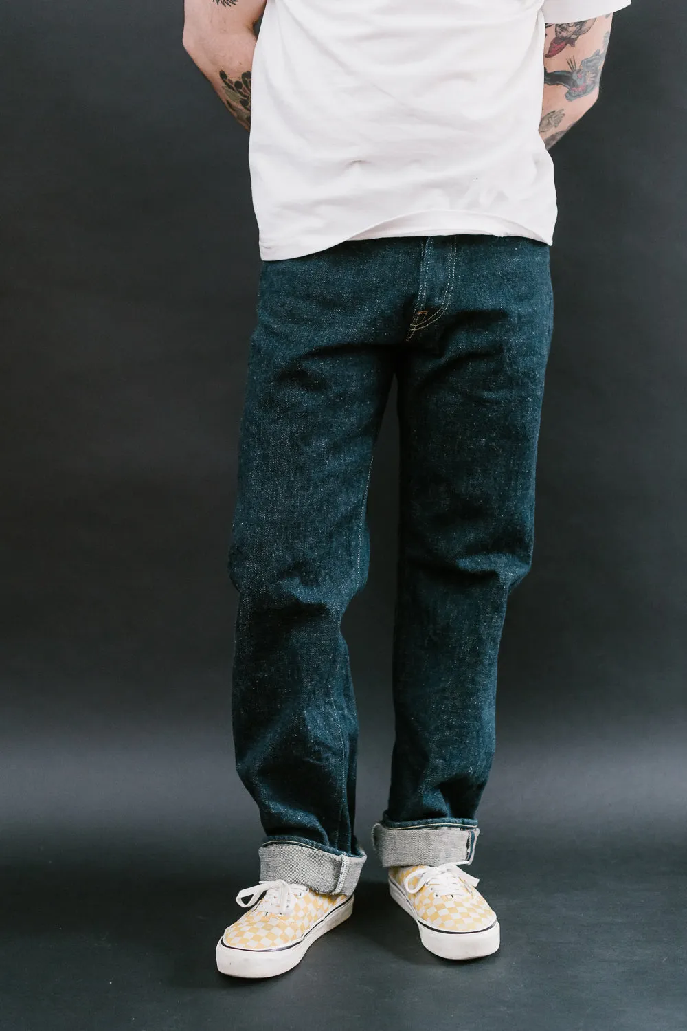 288ZR-KABEG - 20oz "Secret Kabuki Kakishibu Beige" Selvedge Denim - Classic Straight