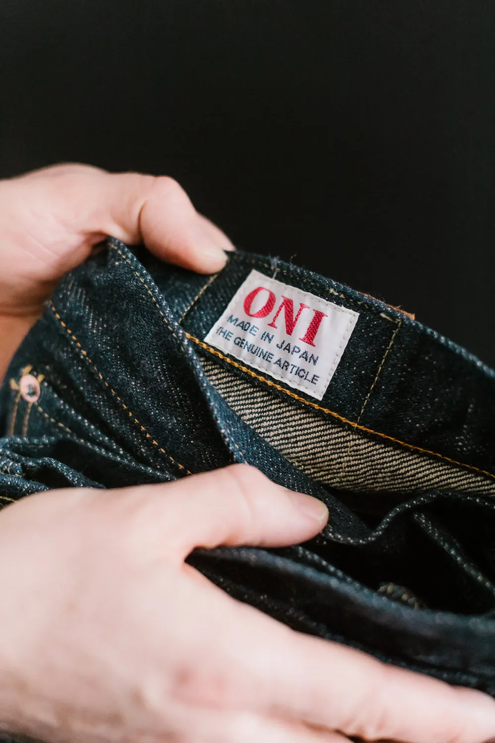 288ZR-KABEG - 20oz "Secret Kabuki Kakishibu Beige" Selvedge Denim - Classic Straight