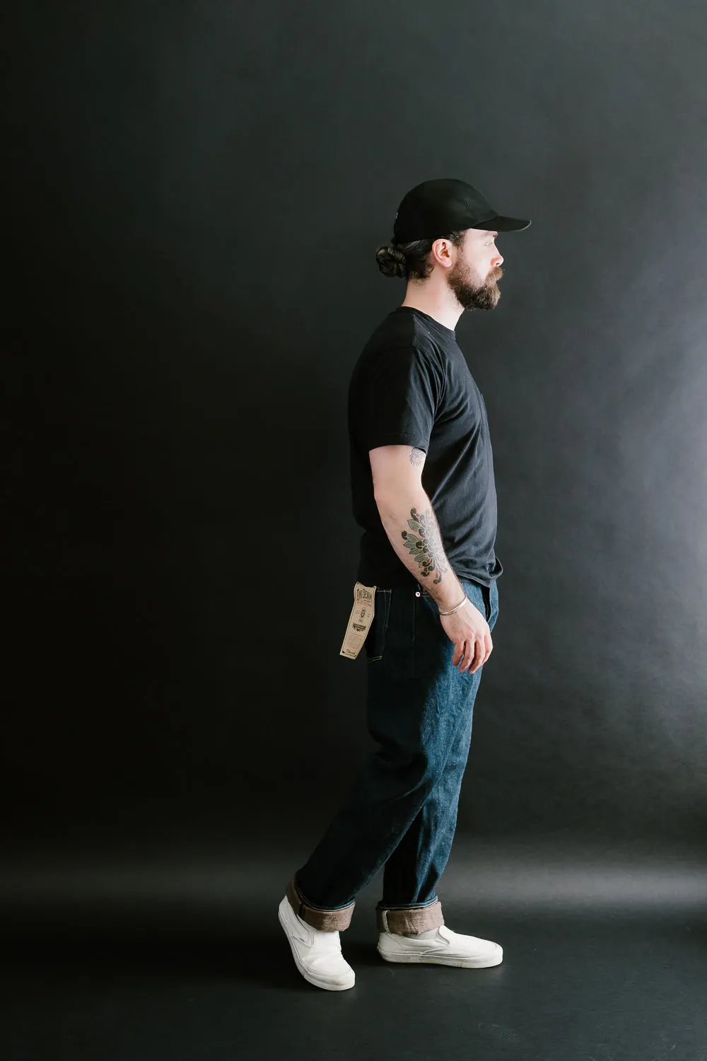 288ZR-KABEG - 20oz "Secret Kabuki Kakishibu Brown" Selvedge Denim - Classic Straight