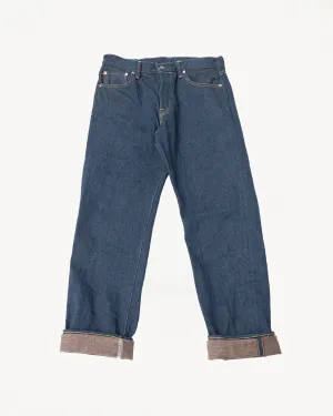 288ZR-KABEG - 20oz "Secret Kabuki Kakishibu Brown" Selvedge Denim - Classic Straight