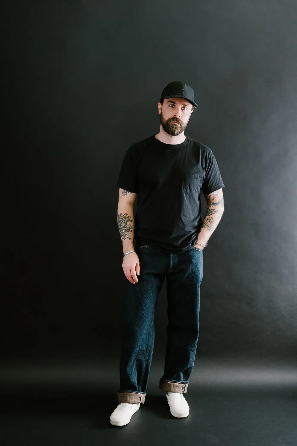288ZR-KABEG - 20oz "Secret Kabuki Kakishibu Brown" Selvedge Denim - Classic Straight