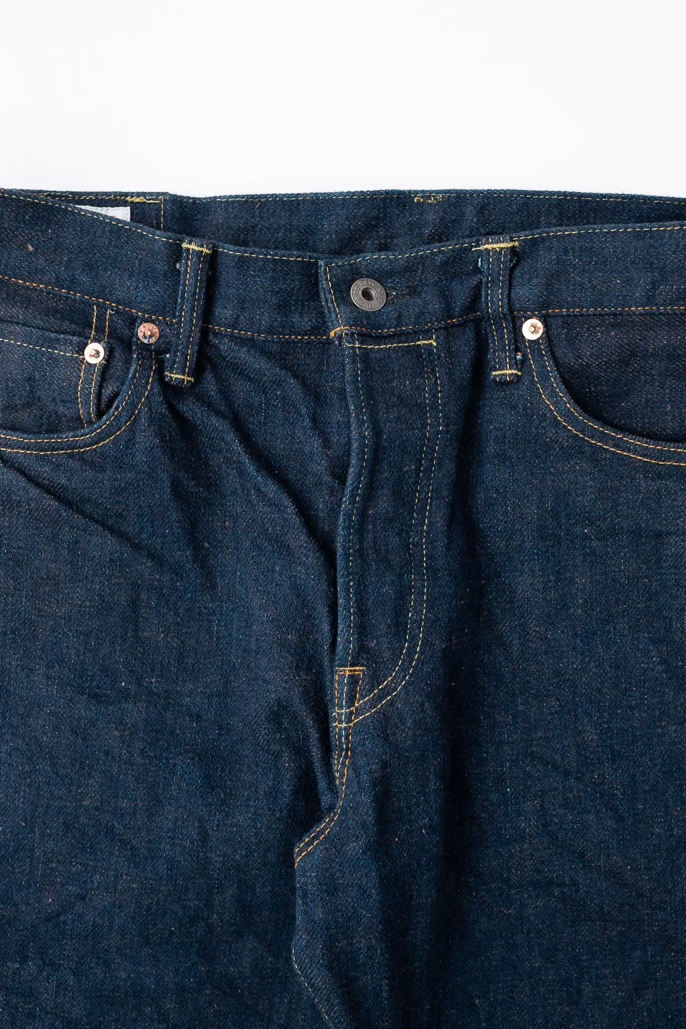 288ZR-KABEG - 20oz "Secret Kabuki Kakishibu Brown" Selvedge Denim - Classic Straight