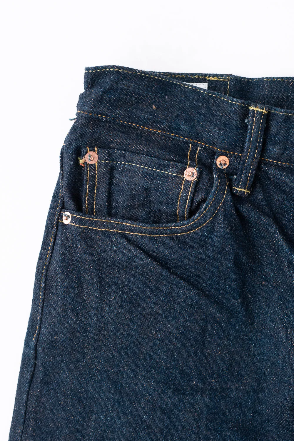 288ZR-KABEG - 20oz "Secret Kabuki Kakishibu Brown" Selvedge Denim - Classic Straight