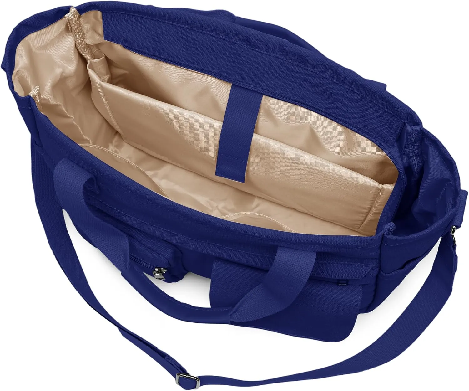 2Pcs/Set Large Canvas Tote Bag for Women, Laptop Work Bags Crossbody Shoulder Hobo Messenger Handbag Purse Travel Gym Totes