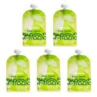5-pack Squeeze bags reusable