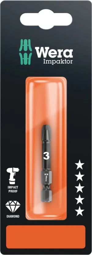 855/4 IMP DC Impaktor bits SB, PZ 3 x 50 mm