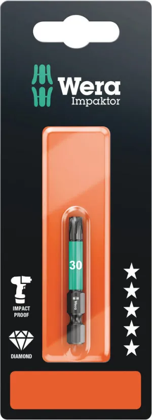 867/4 IMP DC SB Impaktor bits, TX 30 x 50 mm
