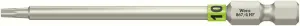 867/4 TORX® HF Bits with holding function, TX 10 x 89 mm