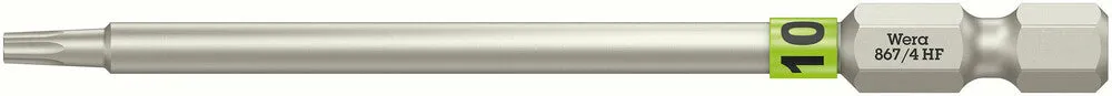 867/4 TORX® HF Bits with holding function, TX 10 x 89 mm