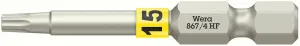 867/4 TORX® HF Bits with holding function, TX 15 x 50 mm