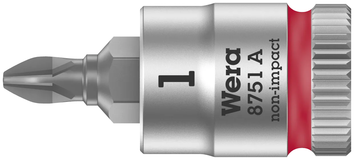 8751 A Phillips Zyklop bit socket, 1/4" drive