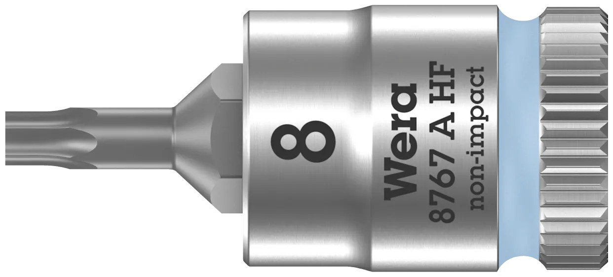 8767 A HF TORX®  Zyklop bit socket with holding function, 1/4" drive