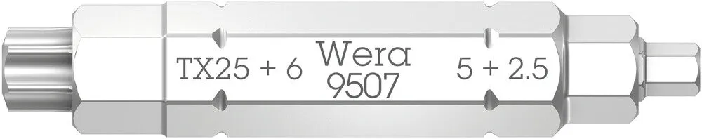 9507 SB 4-in-1 Bit 2, 2.5; 5; 6 x TX 25 x 37 mm