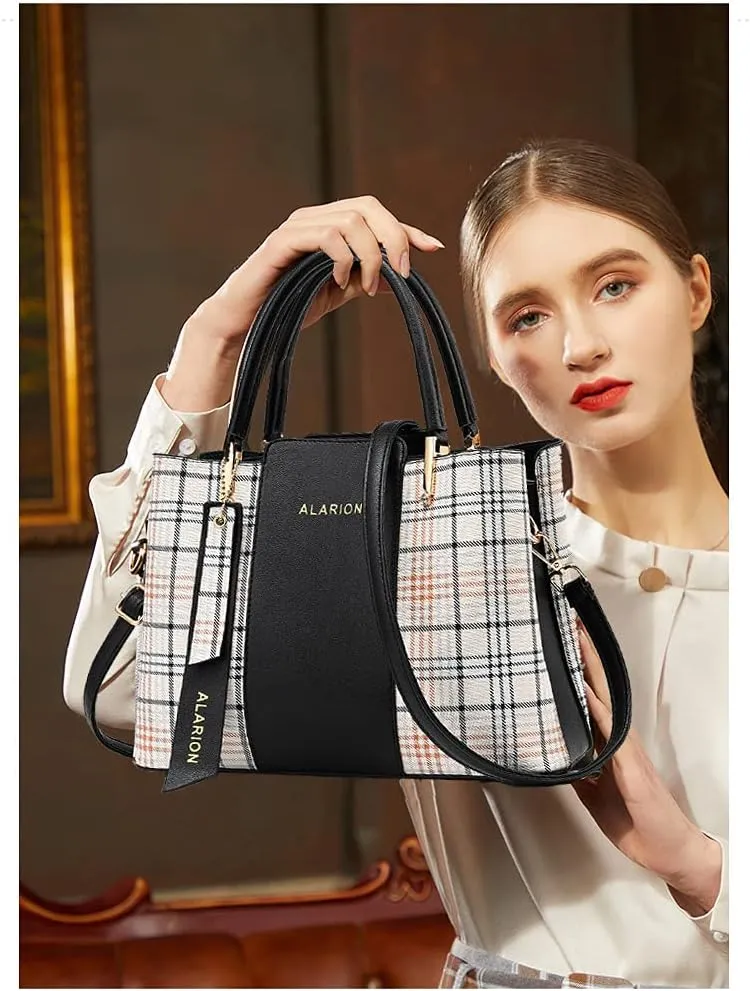 ALARION Womens Purses and Handbags Shoulder Bag Ladies Designer Satchel Messenger Tote Bag
