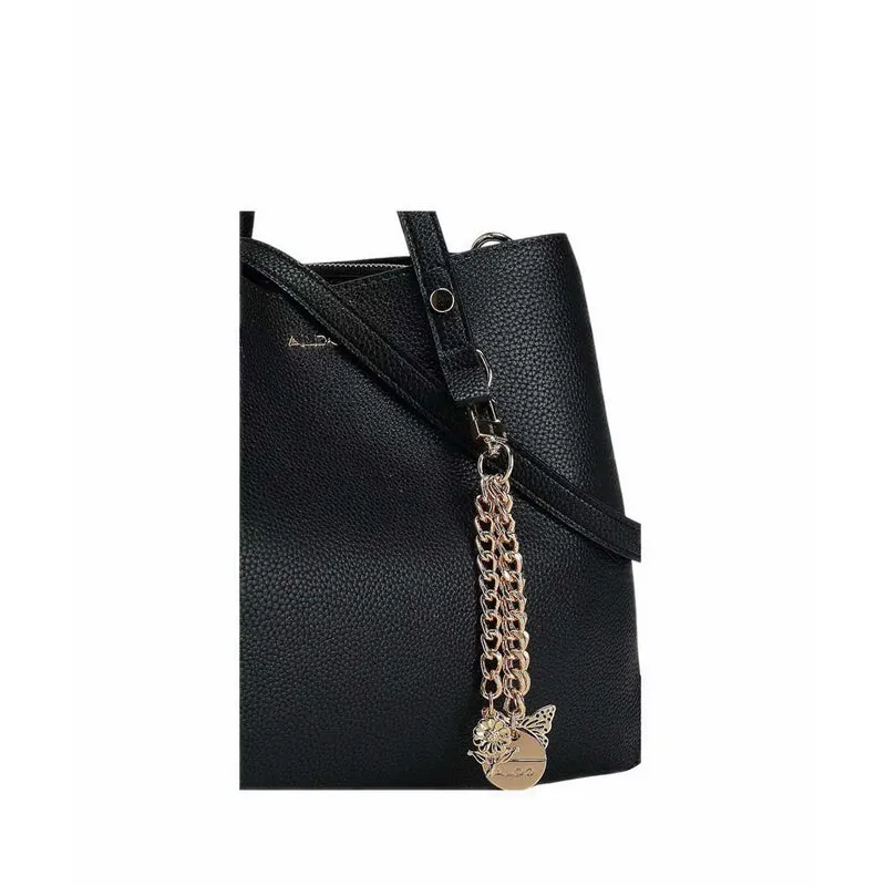 ALDO BILGG SATCHEL - BLACK
