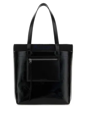 Alexander Mcqueen Black Tote Bags