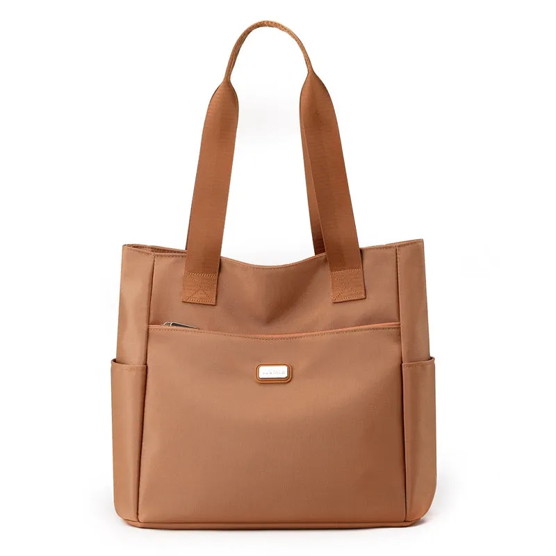All-Match Oxford Cloth One Shoulder Satchel Commuter Tote