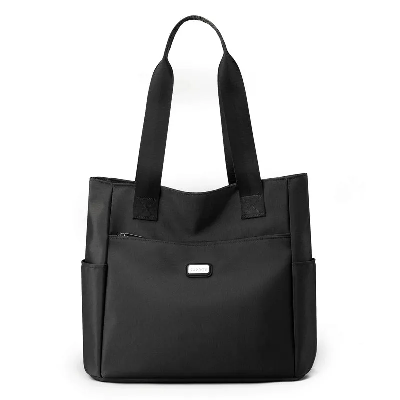 All-Match Oxford Cloth One Shoulder Satchel Commuter Tote