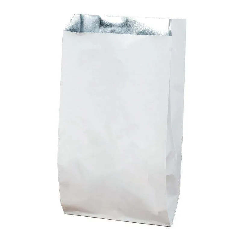 Aluminum Foil Paper Bags 500PCS 4Sizes White