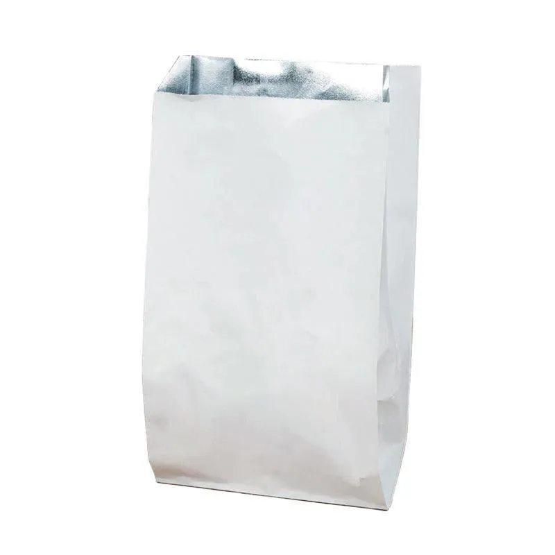 Aluminum Foil Paper Bags 500PCS 4Sizes White