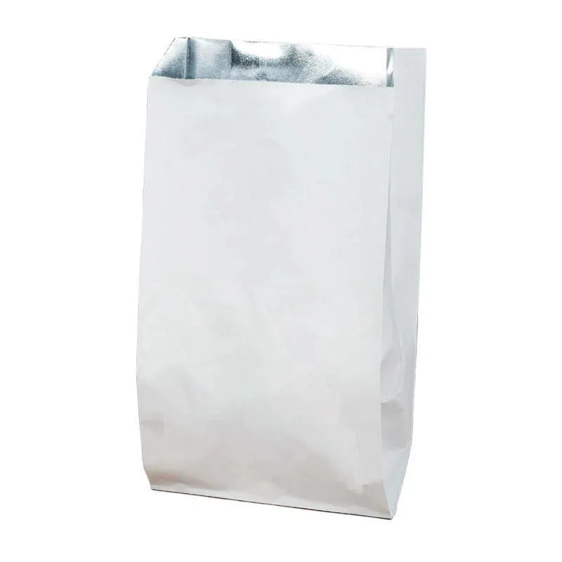 Aluminum Foil Paper Bags 500PCS 4Sizes White