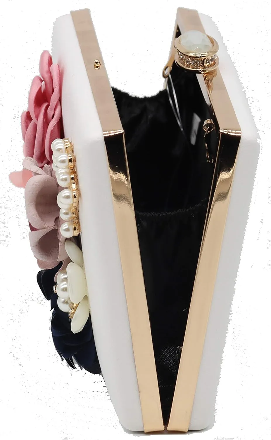 Amaze Flower Clutch Purse for Women Floral Evening Bags for Wedding Bride Formal Party