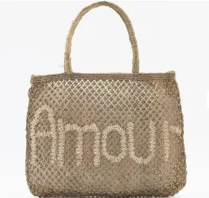 Amour Jute Bag SMALL - Khaki