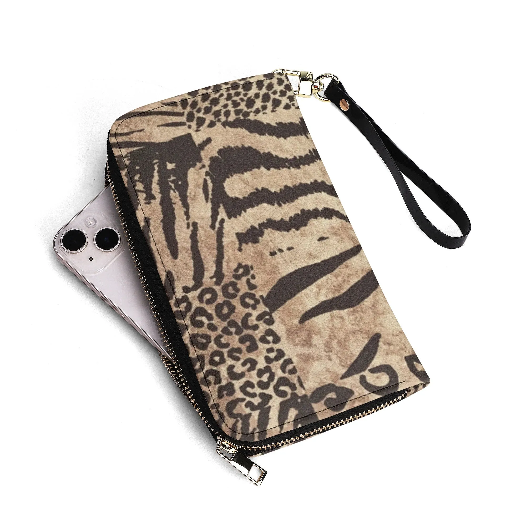Animal Print Pattern Print PU Leather Wallet