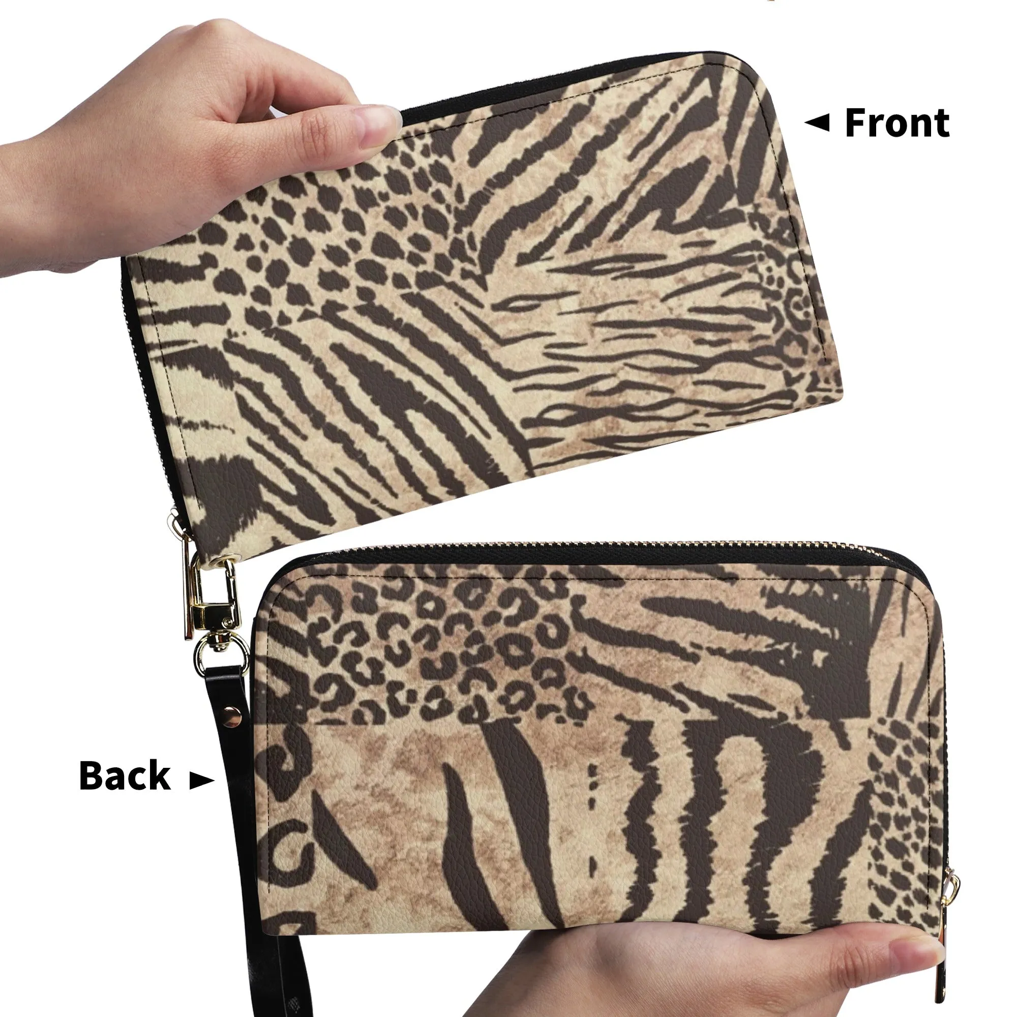Animal Print Pattern Print PU Leather Wallet