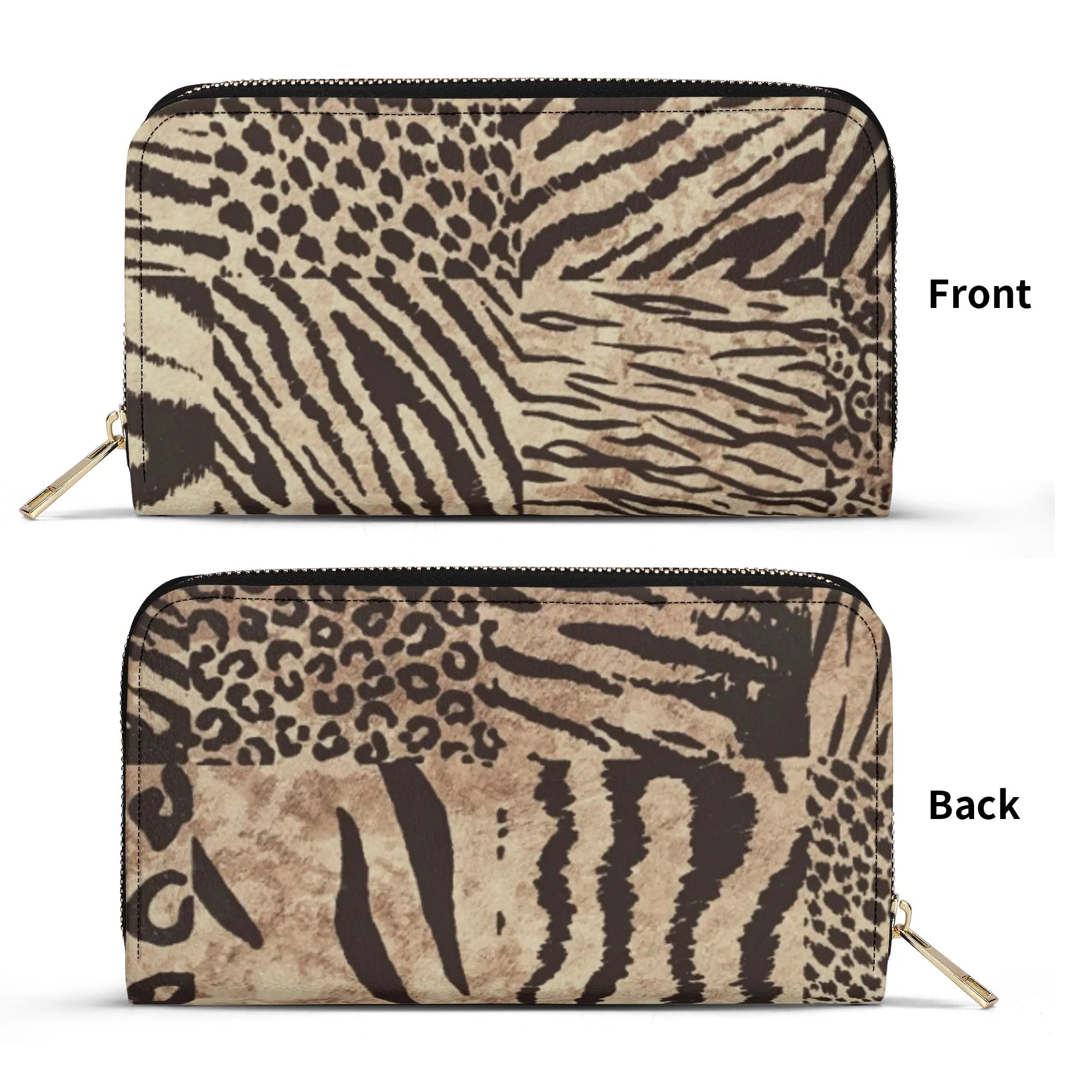 Animal Print Pattern Print PU Leather Wallet