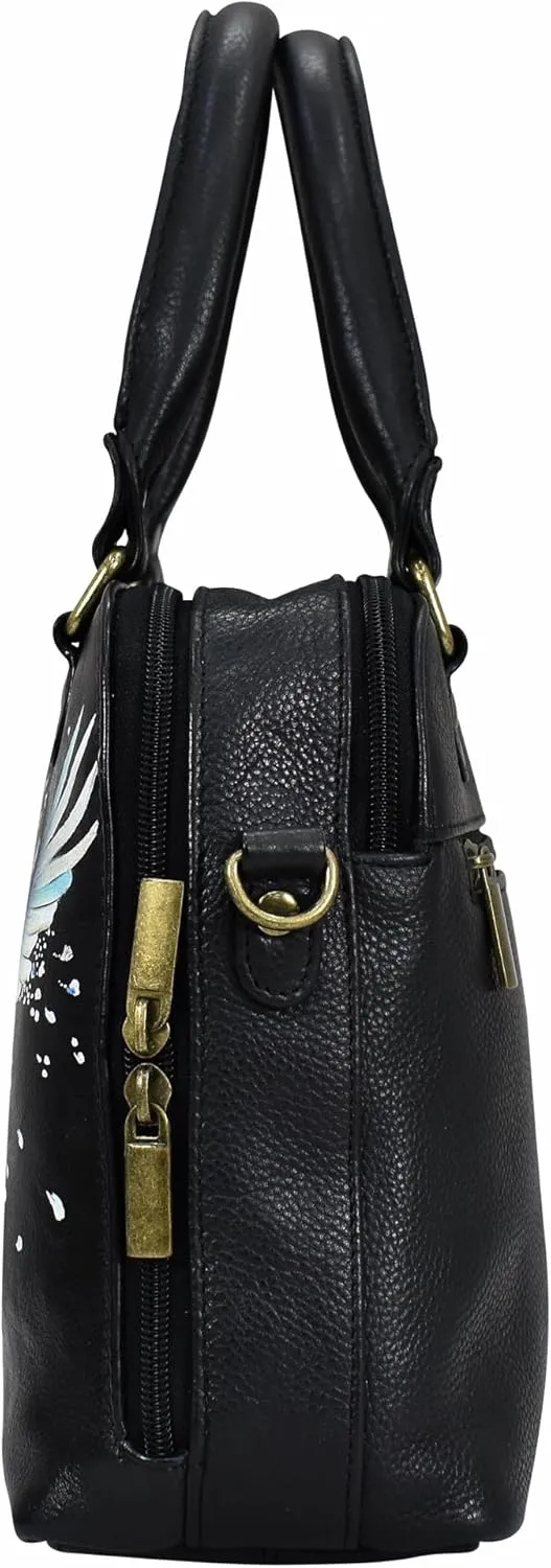 Anna by Anuschka Double Zip Organizer Satchel