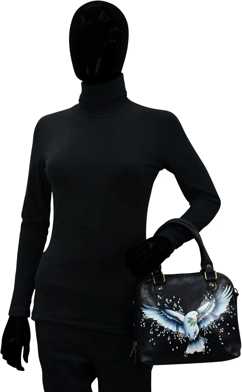 Anna by Anuschka Double Zip Organizer Satchel