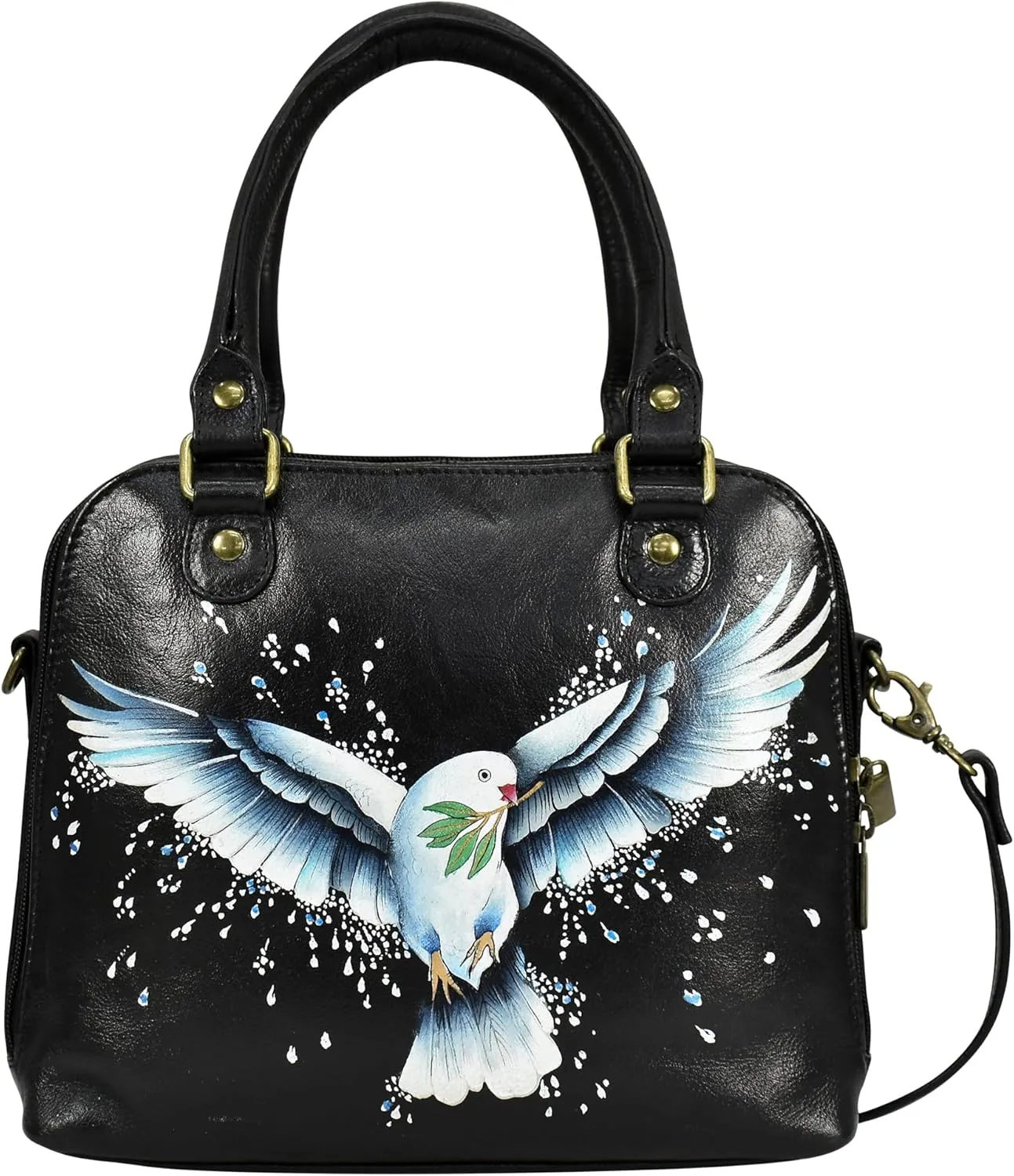Anna by Anuschka Double Zip Organizer Satchel