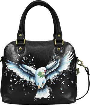 Anna by Anuschka Double Zip Organizer Satchel