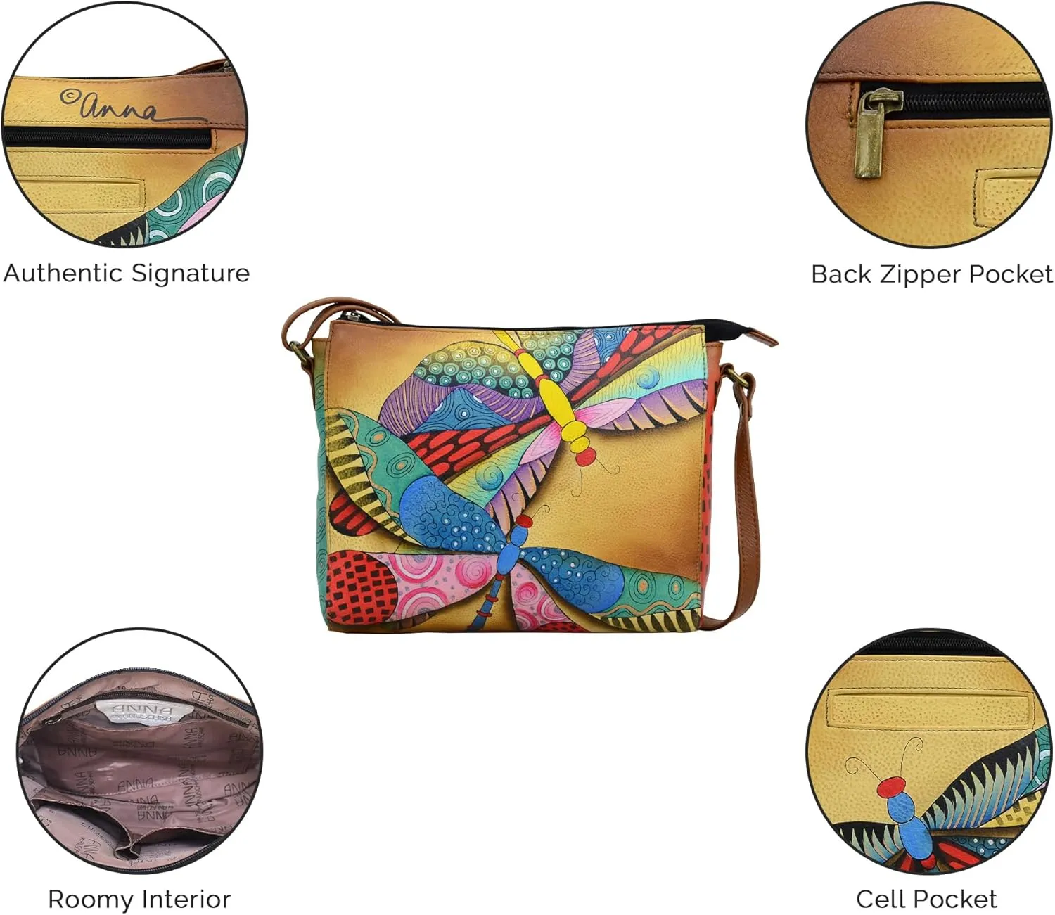 Anna by Anuschka Slim Medium Crossbody