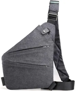 Anti Theft Travel Bag,Slim Sling Bag, Crossbody Purse Bags for Women Men