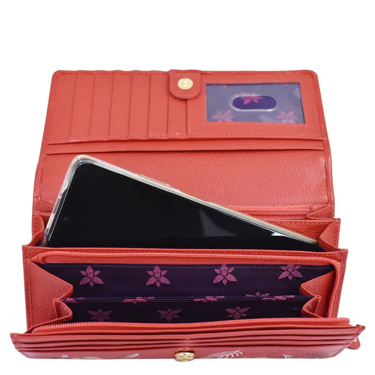 Anuschka Accordion Flap Wallet